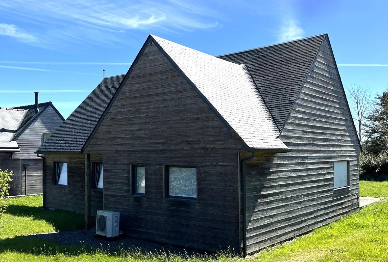 Belle Maison En Bois Perros - La Lande Экстерьер фото