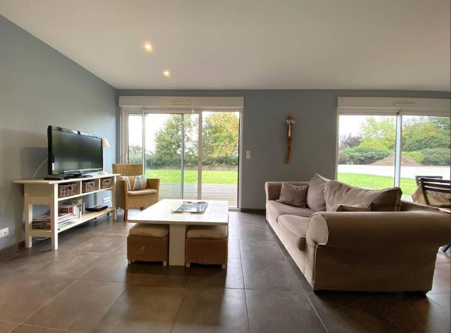 Belle Maison En Bois Perros - La Lande Экстерьер фото