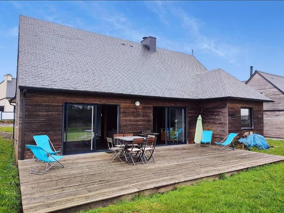 Belle Maison En Bois Perros - La Lande Экстерьер фото